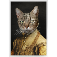 Load image into Gallery viewer, EARL E. BYRD - Renaissance Inspired Custom Pet Portrait Framed Satin Paper Print