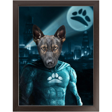 Load image into Gallery viewer, THE DARK BITE - Custom Pet Portrait Framed Satin Paper Print