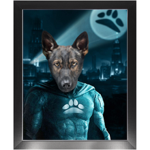Load image into Gallery viewer, THE DARK BITE - Custom Pet Portrait Framed Satin Paper Print