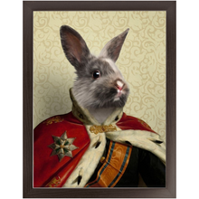 Load image into Gallery viewer, Duke E. Tout - Royalty & Renaissance Inspired Custom Pet Portrait Framed Satin Paper Print