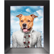 Load image into Gallery viewer, CHRISTMAS CRACKER 5 - Christmas Inspired Custom Pet Portrait Framed Satin Paper Print