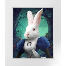 Load image into Gallery viewer, Malice In Chains - Evil Alice and Alice in Wonderland Inspired Custom Pet Portrait Framed Satin Paper Print