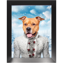 Load image into Gallery viewer, CHRISTMAS CRACKER 5 - Christmas Inspired Custom Pet Portrait Framed Satin Paper Print