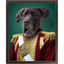 Load image into Gallery viewer, Duke of Pork - Royalty & Renaissance Inspired Custom Pet Portrait Framed Satin Paper Print