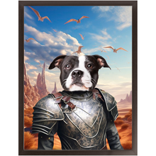 Load image into Gallery viewer, DESSERT CROSSING 3 - Game of Thrones & House Of Dragons Inspired Custom Pet Portrait Framed Satin Paper Print