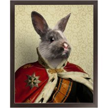 Load image into Gallery viewer, Duke E. Tout - Royalty & Renaissance Inspired Custom Pet Portrait Framed Satin Paper Print