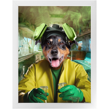 Load image into Gallery viewer, HEISENBARK - Breaking Bad Inspired Custom Pet Portrait Framed Satin Paper Print