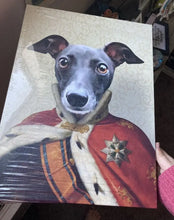 Load image into Gallery viewer, Duke E. Tout - Royalty & Renaissance Inspired Custom Pet Portrait Canvas