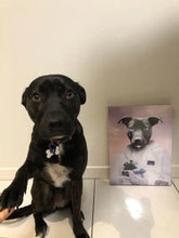 Load image into Gallery viewer, Lady Lick - Renaissance Inspired Custom Pet Portrait Canvas