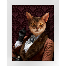 Load image into Gallery viewer, Flappers - Art Deco Inspired Custom Pet Portrait Framed Satin Paper Print