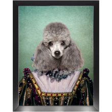 Load image into Gallery viewer, Double Duchess - Royalty & Renaissance Inspired Custom Pet Portrait Framed Satin Paper Print