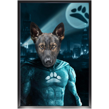 Load image into Gallery viewer, THE DARK BITE - Custom Pet Portrait Framed Satin Paper Print