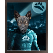 Load image into Gallery viewer, THE DARK BITE - Custom Pet Portrait Framed Satin Paper Print