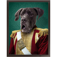 Load image into Gallery viewer, Duke of Pork - Royalty & Renaissance Inspired Custom Pet Portrait Framed Satin Paper Print