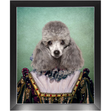 Load image into Gallery viewer, Double Duchess - Royalty & Renaissance Inspired Custom Pet Portrait Framed Satin Paper Print