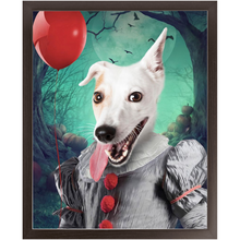 Load image into Gallery viewer, Manypies - Halloween, IT & Clown Inspired Custom Pet Portrait Framed Satin Paper Print
