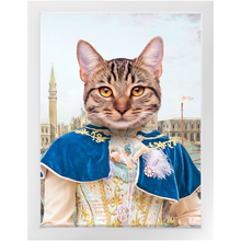 Load image into Gallery viewer, The Furnetian - Royalty & Renaissance Inspired Custom Pet Portrait Framed Satin Paper Print