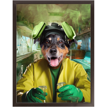 Load image into Gallery viewer, HEISENBARK - Breaking Bad Inspired Custom Pet Portrait Framed Satin Paper Print