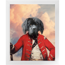 Load image into Gallery viewer, GENERAL D. ZASTER - Renaissance Inspired Custom Pet Portrait Framed Satin Paper Print