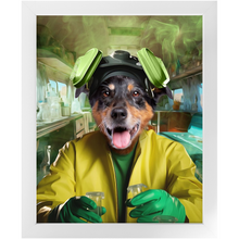 Load image into Gallery viewer, HEISENBARK - Breaking Bad Inspired Custom Pet Portrait Framed Satin Paper Print