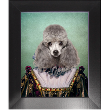 Load image into Gallery viewer, Double Duchess - Royalty & Renaissance Inspired Custom Pet Portrait Framed Satin Paper Print