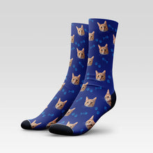 Load image into Gallery viewer, Custom Cat Socks With Your Kitty's Face