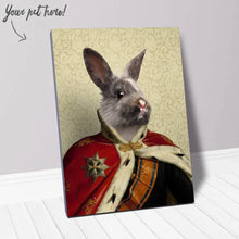 Load image into Gallery viewer, Duke E. Tout - Royalty & Renaissance Inspired Custom Pet Portrait Canvas