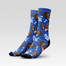 Load image into Gallery viewer, Dog Mom Custom Dog Socks With Your Pup's Face