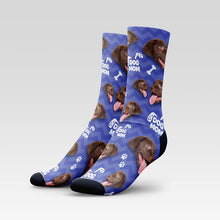 Load image into Gallery viewer, Dog Mom Custom Dog Socks With Your Pup's Face