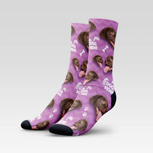 Load image into Gallery viewer, Dog Mom Custom Dog Socks With Your Pup's Face
