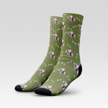 Load image into Gallery viewer, Custom Dog Socks Personalized With Your Pup's Face