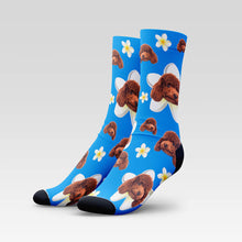 Load image into Gallery viewer, Frangipani Custom Pet Socks - Personalized With Your Pet's Face