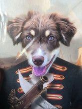 Load image into Gallery viewer, The Squashbuckler - Swashbuckler & Pirate Inspired Custom Pet Portrait Canvas