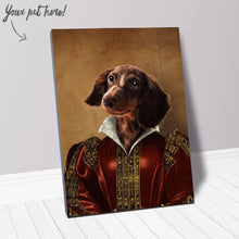 Load image into Gallery viewer, Queen Tisenshal - Royalty & Renaissance Inspired Custom Pet Portrait Canvas