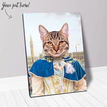 Load image into Gallery viewer, The Furnetian - Royalty & Renaissance Inspired Custom Pet Portrait Canvas