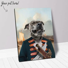 Load image into Gallery viewer, The Squashbuckler - Swashbuckler & Pirate Inspired Custom Pet Portrait Canvas