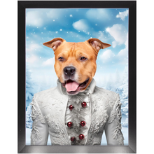 Load image into Gallery viewer, CHRISTMAS CRACKER 5 - Christmas Inspired Custom Pet Portrait Framed Satin Paper Print