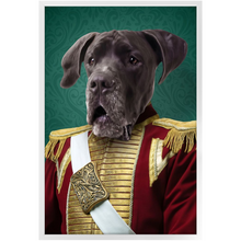 Load image into Gallery viewer, Duke of Pork - Royalty & Renaissance Inspired Custom Pet Portrait Framed Satin Paper Print