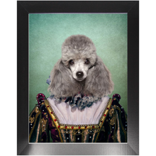 Load image into Gallery viewer, Double Duchess - Royalty & Renaissance Inspired Custom Pet Portrait Framed Satin Paper Print