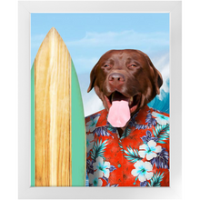Load image into Gallery viewer, GNARLY - Custom Pet Portrait Framed Satin Paper Print
