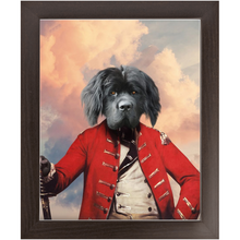 Load image into Gallery viewer, GENERAL D. ZASTER - Renaissance Inspired Custom Pet Portrait Framed Satin Paper Print
