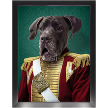 Load image into Gallery viewer, Duke of Pork - Royalty & Renaissance Inspired Custom Pet Portrait Framed Satin Paper Print