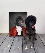 Load image into Gallery viewer, Earl E. Riser - Renaissance Inspired Custom Pet Portrait Canvas