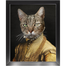 Load image into Gallery viewer, EARL E. BYRD - Renaissance Inspired Custom Pet Portrait Framed Satin Paper Print