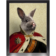 Load image into Gallery viewer, Duke E. Tout - Royalty & Renaissance Inspired Custom Pet Portrait Framed Satin Paper Print