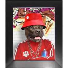Load image into Gallery viewer, Furresh - Hip Hop & Rappers Inspired Custom Pet Portrait Framed Satin Paper Print