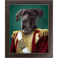 Load image into Gallery viewer, Duke of Pork - Royalty & Renaissance Inspired Custom Pet Portrait Framed Satin Paper Print