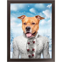 Load image into Gallery viewer, CHRISTMAS CRACKER 5 - Christmas Inspired Custom Pet Portrait Framed Satin Paper Print