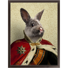 Load image into Gallery viewer, Duke E. Tout - Royalty & Renaissance Inspired Custom Pet Portrait Framed Satin Paper Print