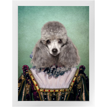 Load image into Gallery viewer, Double Duchess - Royalty & Renaissance Inspired Custom Pet Portrait Framed Satin Paper Print